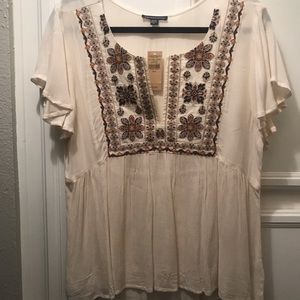 American Eagle boho blouse new with tags
